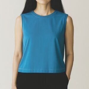 Tuckernuck Tnuck sport Performance cotton blend Sasha Tank top size medium Blue